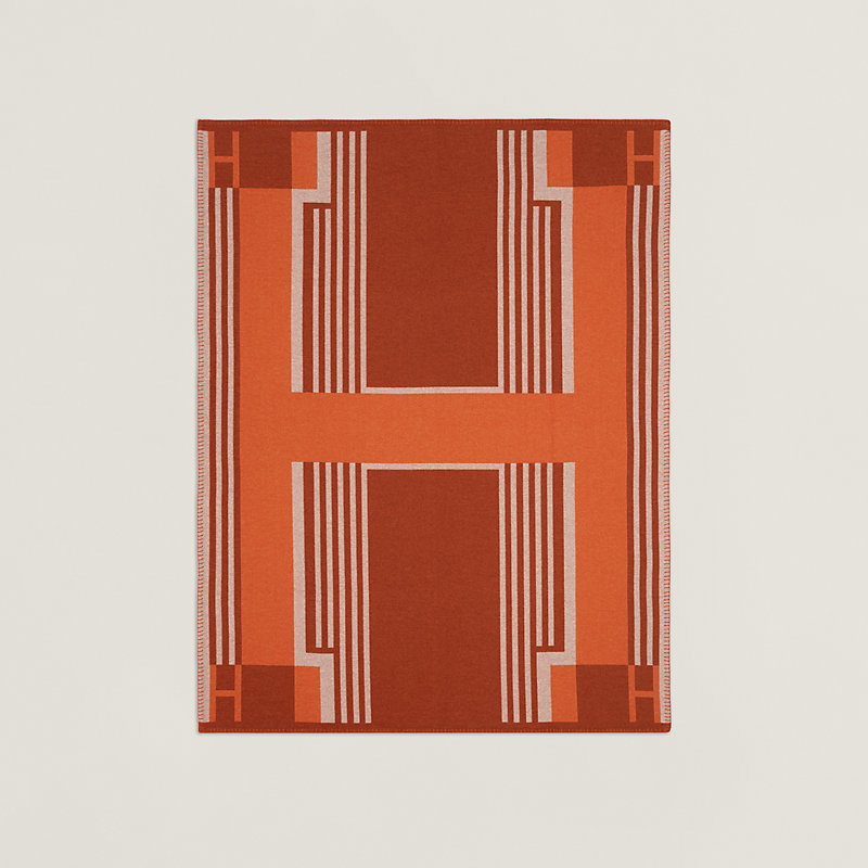 Ithaque blanket - Orange | Hermès Macau SAR
